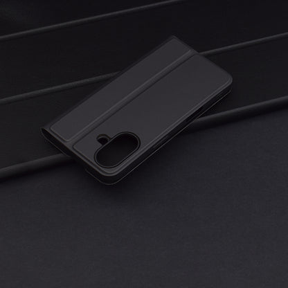Futrola za Apple iPhone 16 Plus, Techsuit, Magskin Book, Crna