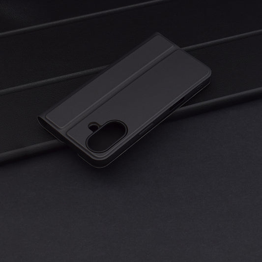 Futrola za Apple iPhone 16 Plus, Techsuit, Magskin Book, Crna