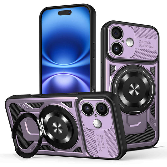 Futrola za Apple iPhone 16 Plus, Techsuit, RuggedCam, Ljubičasta