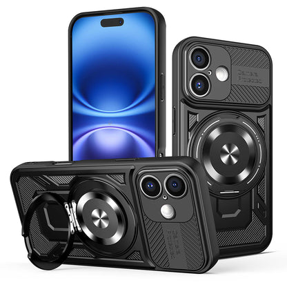 Futrola za Apple iPhone 16 Plus, Techsuit, RuggedCam, Crna