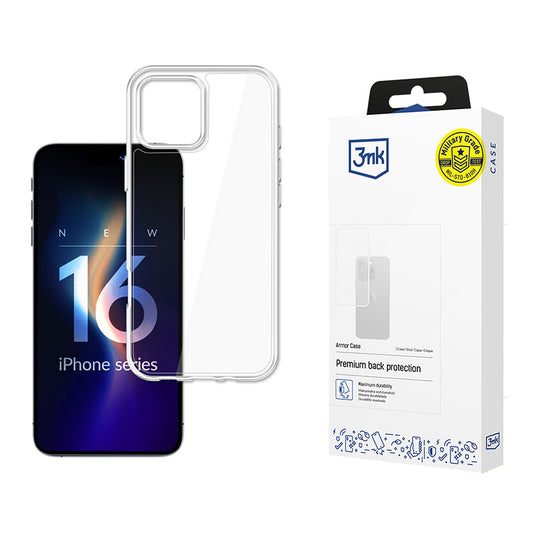 Futrola za Apple iPhone 16 Pro, 3MK, Armor, Providna