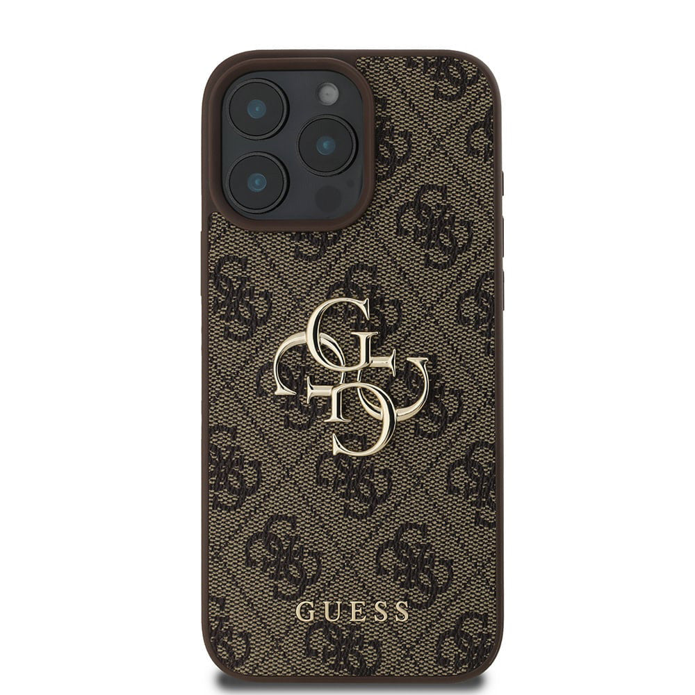 Futrola za Apple iPhone 16 Pro, Guess, 4G Big Logo, Braon