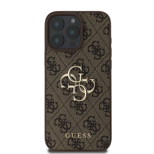 Futrola za Apple iPhone 16 Pro, Guess, 4G Big Logo, Braon