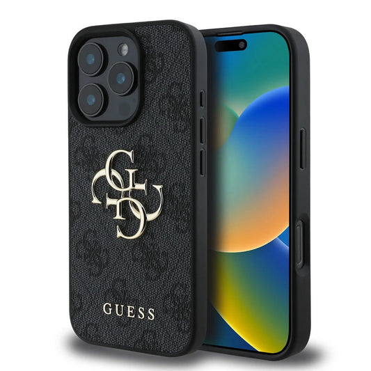 Futrola za Apple iPhone 16 Pro, Guess, 4G Big Logo, Crna