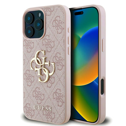 Futrola za Apple iPhone 16 Pro, Guess, 4G Big Logo, Roze