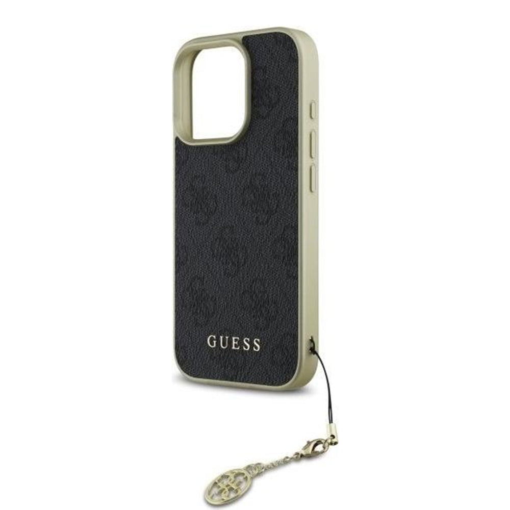 Futrola za Apple iPhone 16 Pro, Guess, 4G Charm, Crna