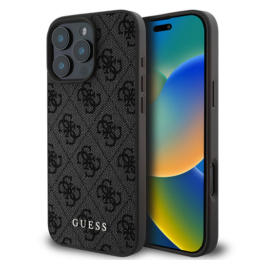 Futrola za Apple iPhone 16 Pro, Guess, 4G Classic, Crna