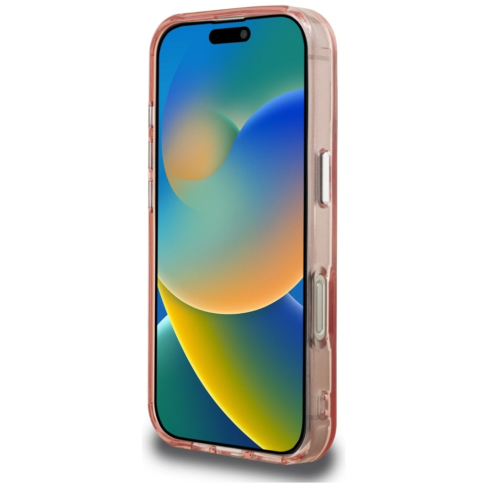 Futrola za Apple iPhone 16 Pro, Karl Lagerfeld, IML Aquarelle Logo Choupette, Roze