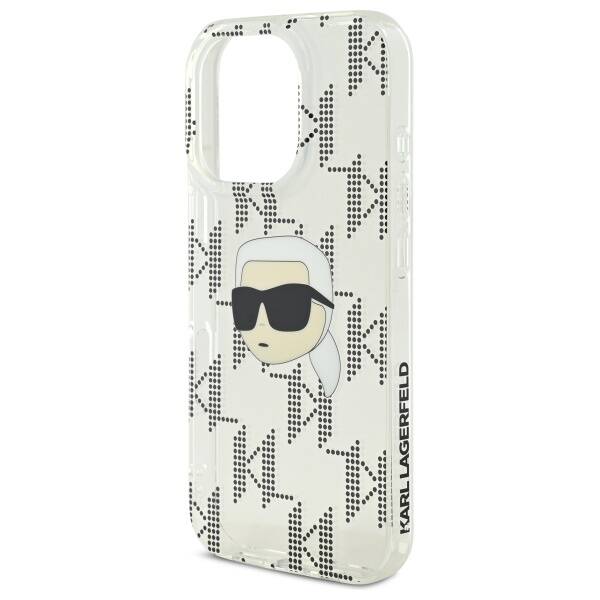 Futrola za Apple iPhone 16 Pro, Karl Lagerfeld, IML Luxury Electroplated Karl's Head, Transparentna