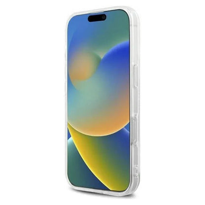 Futrola za Apple iPhone 16 Pro, Karl Lagerfeld, IML Rhinestones Karl's Head, Transparentna