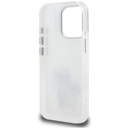 Futrola za Apple iPhone 16 Pro Max, Karl Lagerfeld, IML Aquarelle Logo Karl & Choupette, Bela