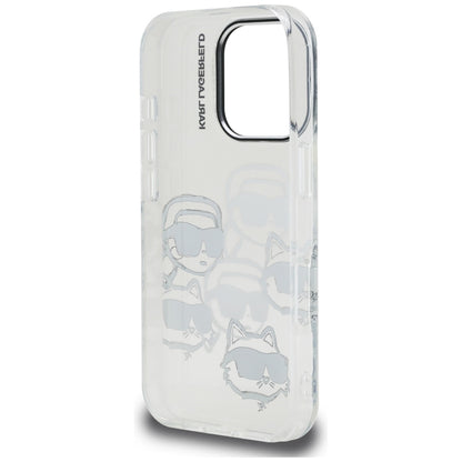 Futrola za Apple iPhone 16 Pro Max, Karl Lagerfeld, IML Luxury Multi Head Pattern, Providna