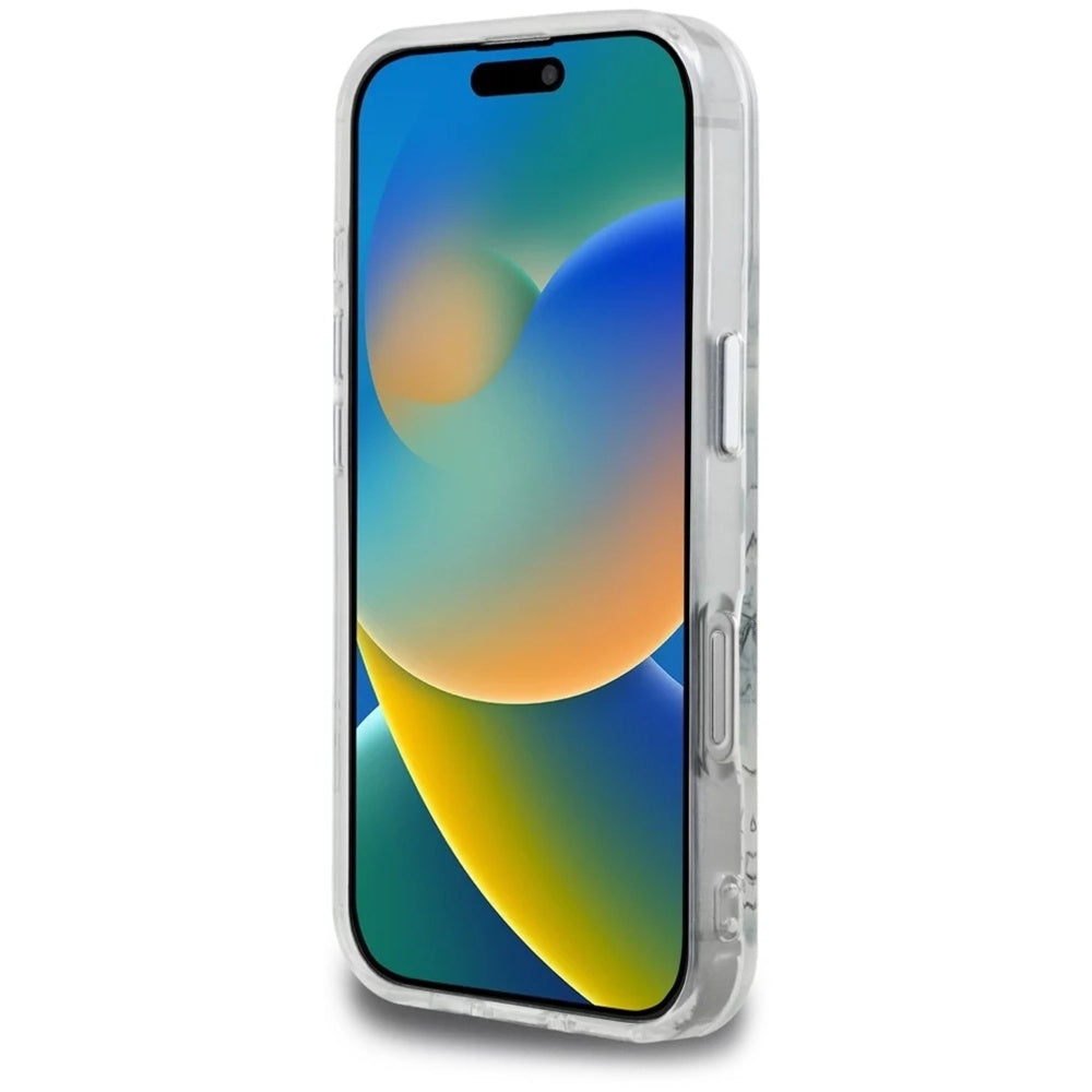 Futrola za Apple iPhone 16 Pro Max, Karl Lagerfeld, IML Sketched Graphic Logo, Transparentna