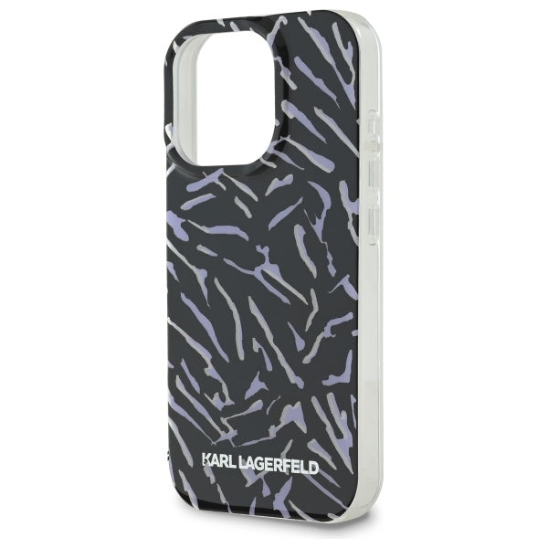 Futrola za Apple iPhone 16 Pro Max, Karl Lagerfeld, Zebra with Cord Strap, Ljubičasta