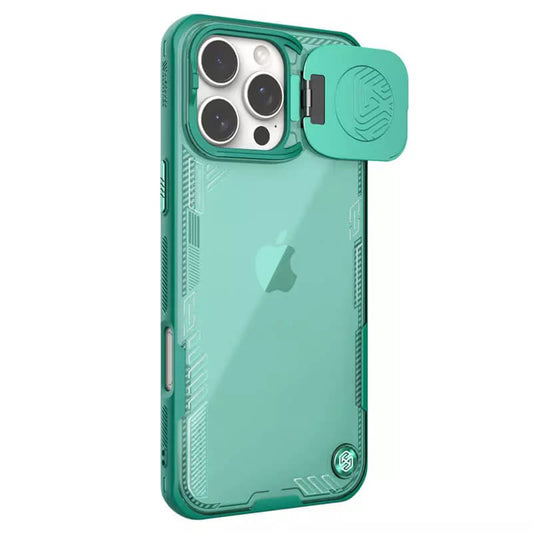 Futrola za Apple iPhone 16 Pro Max, Nillkin, Iceblade Prop (bez otvora za kameru), Zelena