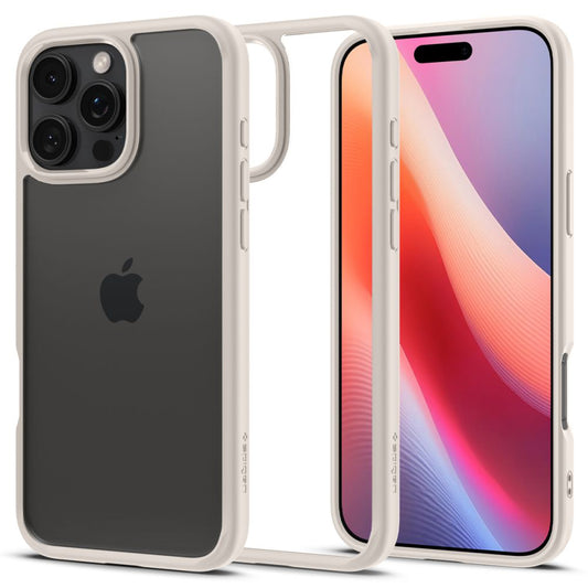 Futrola za Apple iPhone 16 Pro Max, Spigen, Ultra Hybrid, Bež ACS08385