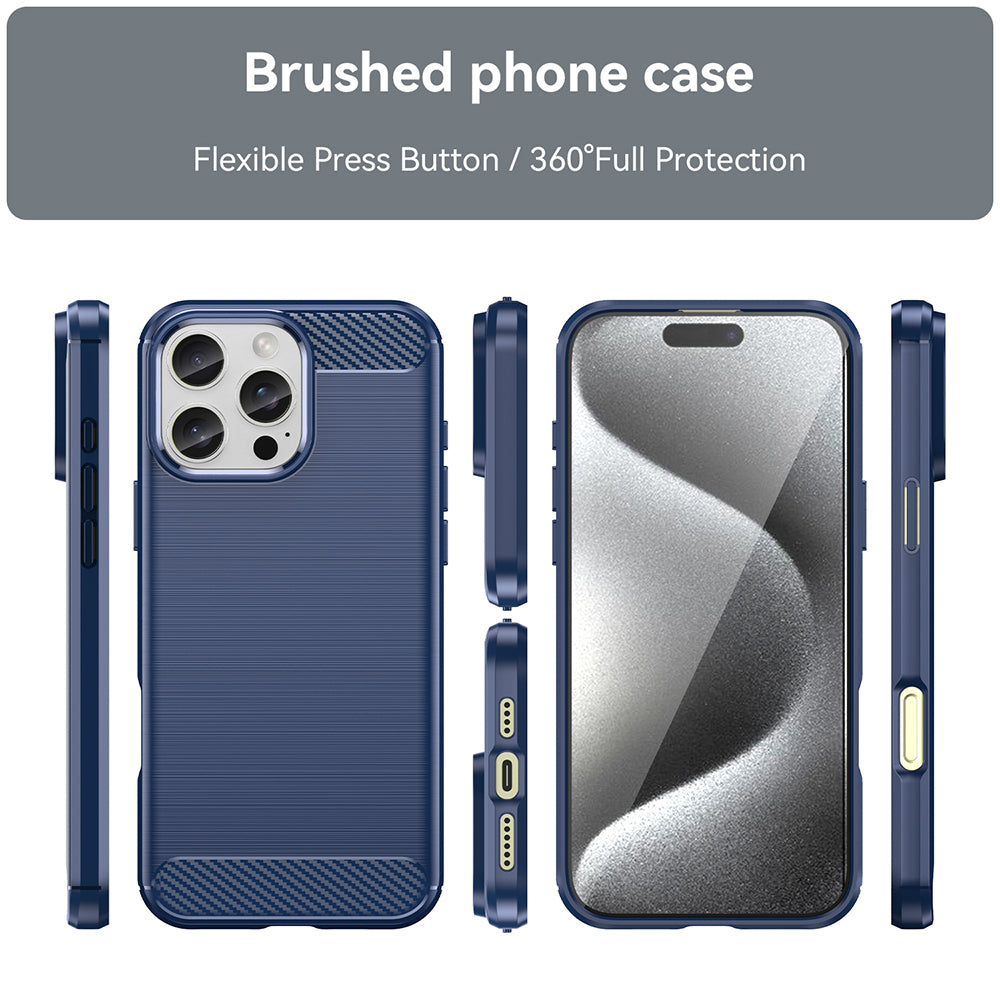 Futrola za Apple iPhone 16 Pro Max, Techsuit, Karbon, Plava