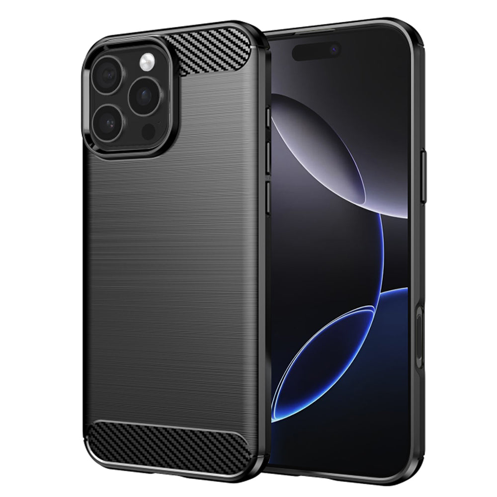 Futrola za Apple iPhone 16 Pro Max, Techsuit, Karbon, Crna