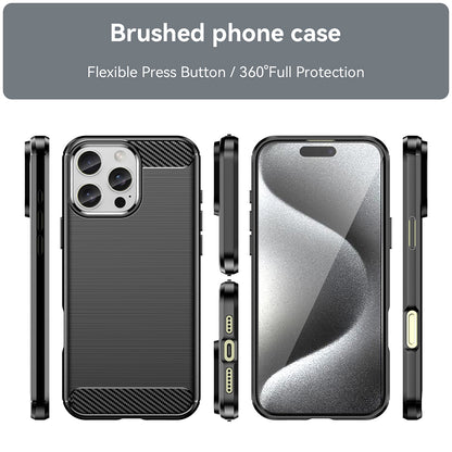 Futrola za Apple iPhone 16 Pro Max, Techsuit, Karbon, Crna