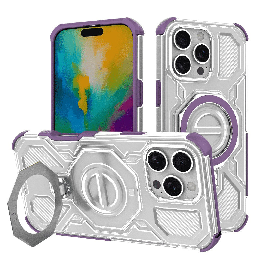 Futrola za Apple iPhone 16 Pro Max, Techsuit, Carbon Shield Pro, Ljubičasta
