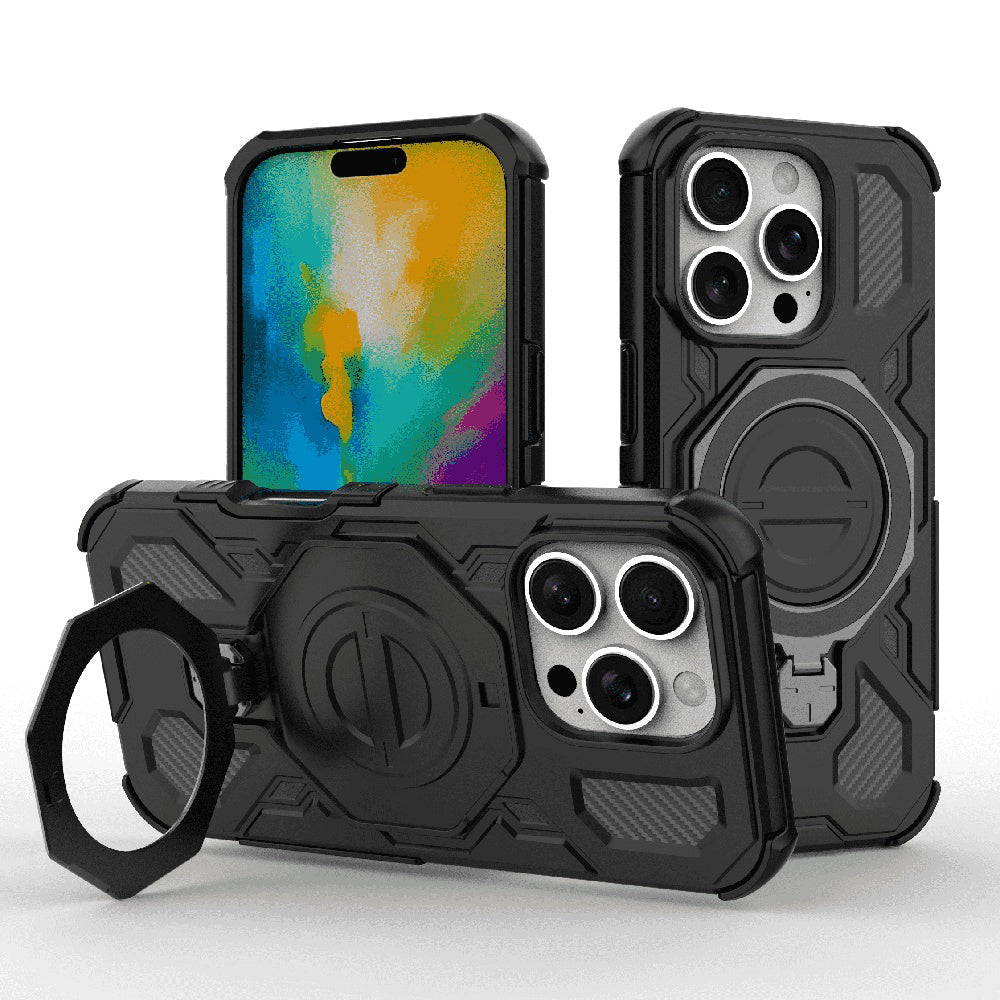 Futrola za Apple iPhone 16 Pro Max, Techsuit, Carbon Shield Pro, Crna