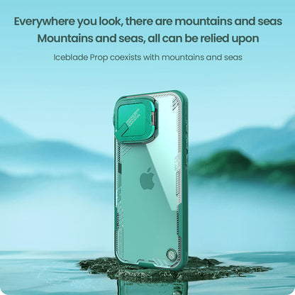 Futrola za Apple iPhone 16 Pro, Nillkin, Iceblade Prop (bez izreza za kameru), Crna