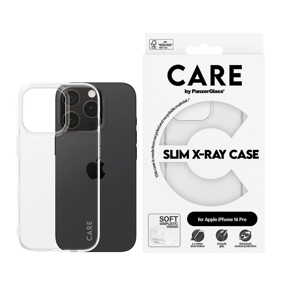 Futrola za Apple iPhone 16 Pro, PanzerGlass, Care Fashionable, Transparentna