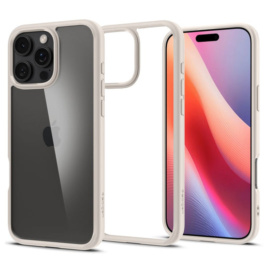 Futrola za Apple iPhone 16 Pro, Spigen, Ultra Hybrid, Bež ACS08127