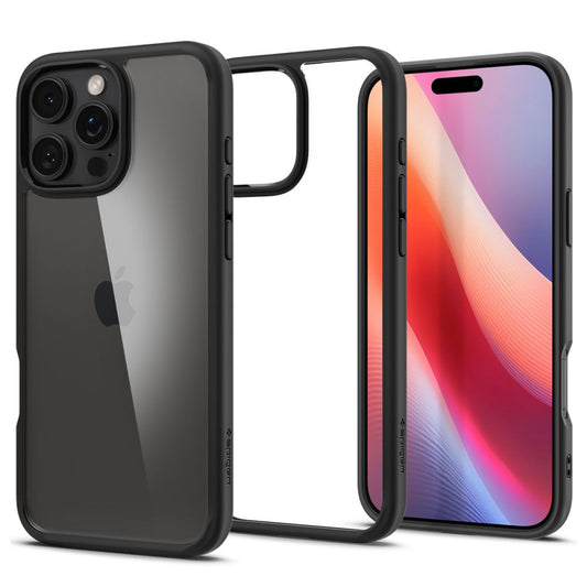 Futrola za Apple iPhone 16 Pro, Spigen, Ultra Hybrid, Mat Crna