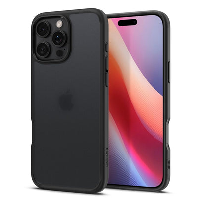 Futrola za Apple iPhone 16 Pro, Spigen, Ultra Hybrid, Crna Satenska ACS08124