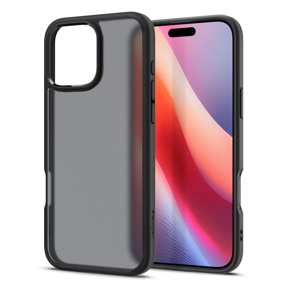Futrola za Apple iPhone 16 Pro, Spigen, Ultra Hybrid, Crna Satenska ACS08124