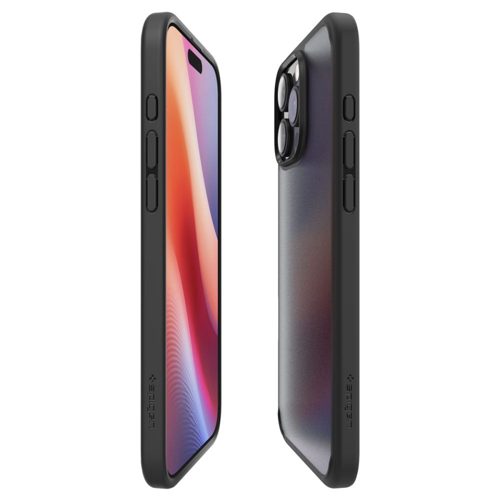 Futrola za Apple iPhone 16 Pro, Spigen, Ultra Hybrid, Crna Satenska ACS08124