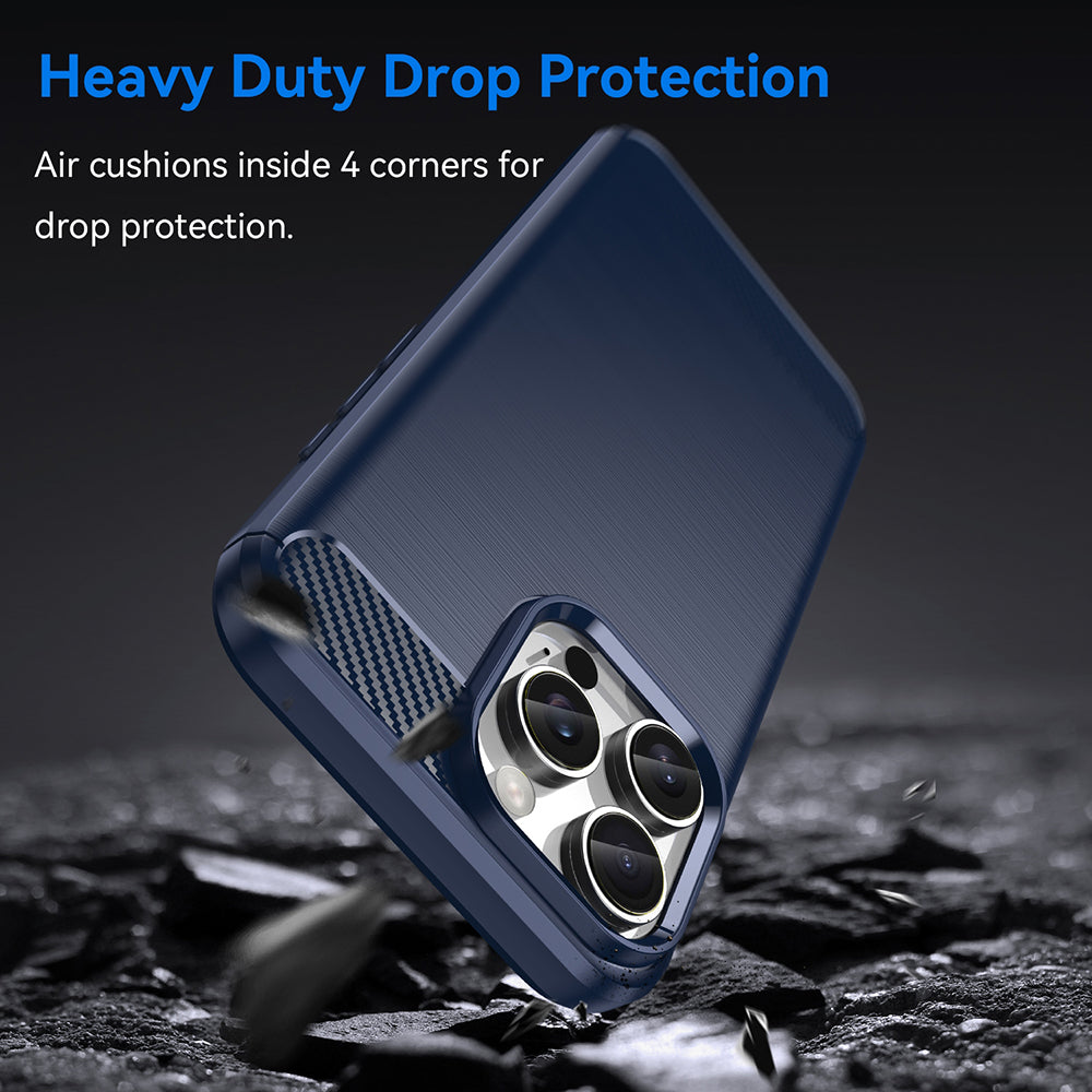 Futrola za Apple iPhone 16 Pro, Techsuit, Karbon, Plava