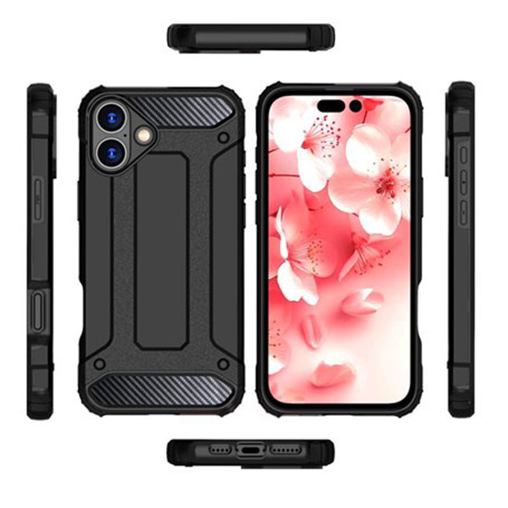 Futrola za Apple iPhone 16 Pro, Techsuit, Hybrid Armor, Crna