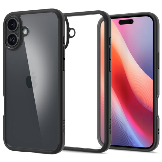 Futrola za Apple iPhone 16, Spigen, Ultra Hybrid, Crna Mat ACS08201