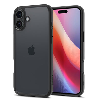 Futrola za Apple iPhone 16, Spigen, Ultra Hybrid, Crna Mat ACS08201