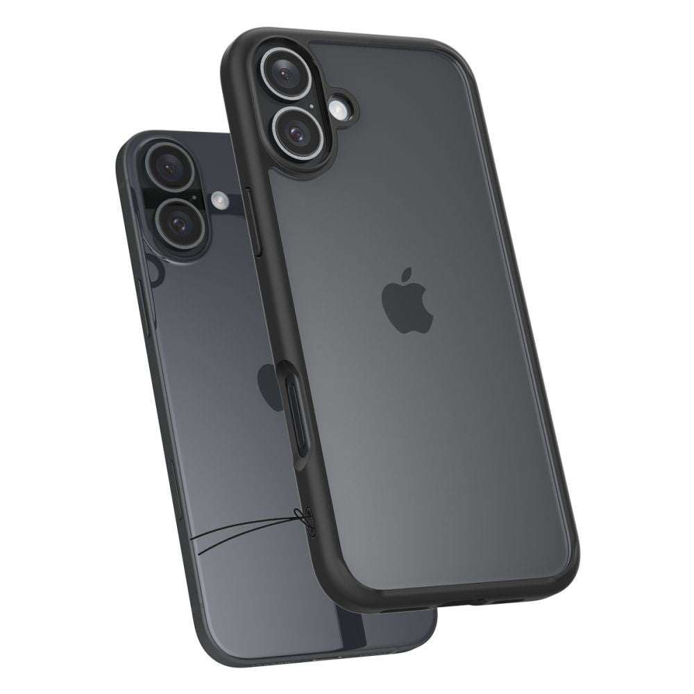 Futrola za Apple iPhone 16, Spigen, Ultra Hybrid, Crna Mat ACS08201