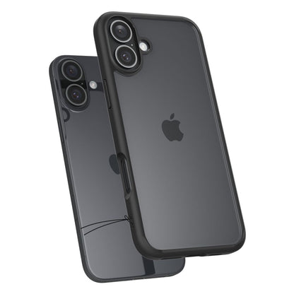 Futrola za Apple iPhone 16, Spigen, Ultra Hybrid, Crna Mat ACS08201