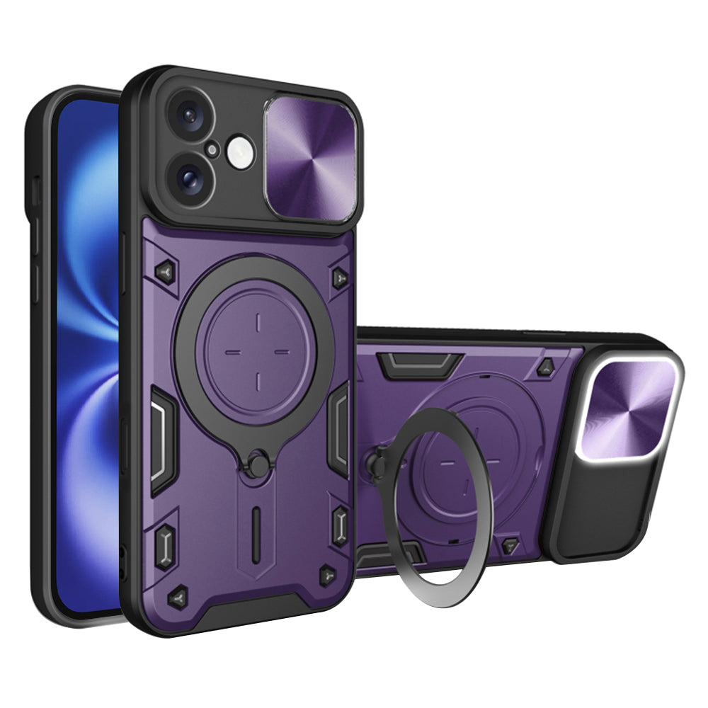 Futrola za Apple iPhone 16, Techsuit, CamGuard Pro, Ljubičasta