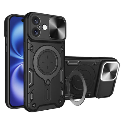 Futrola za Apple iPhone 16, Techsuit, CamGuard Pro, Crna