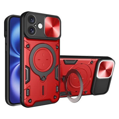 Futrola za Apple iPhone 16, Techsuit, CamGuard Pro, Crvena