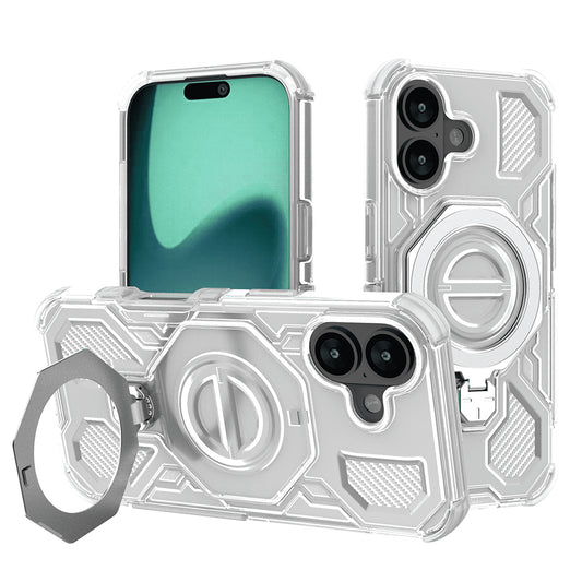 Futrola za Apple iPhone 16, Techsuit, Carbon Shield Pro, Bela
