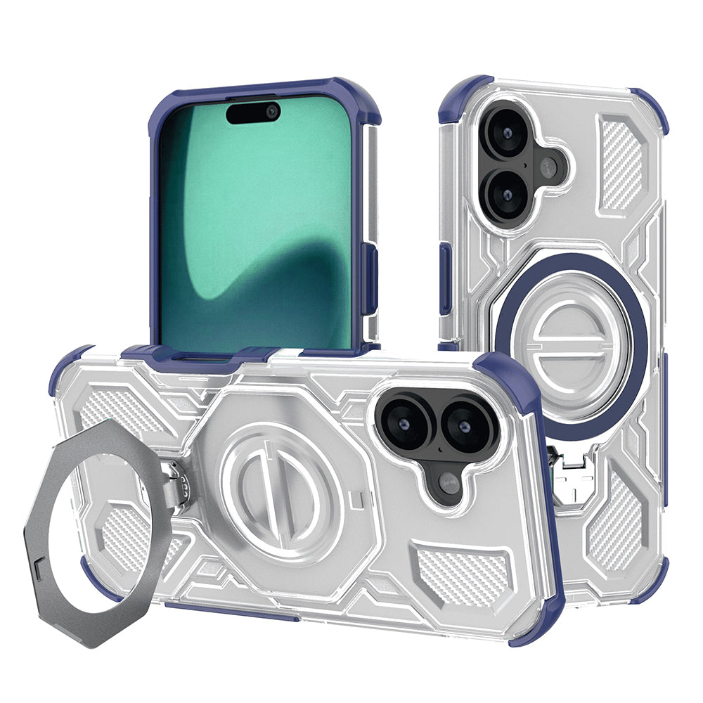 Futrola za Apple iPhone 16, Techsuit, Carbon Shield Pro, Plava