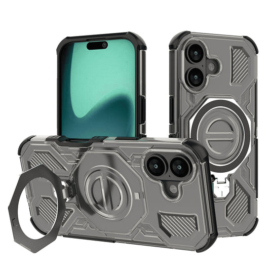 Futrola za Apple iPhone 16, Techsuit, Carbon Shield Pro, Dimljena