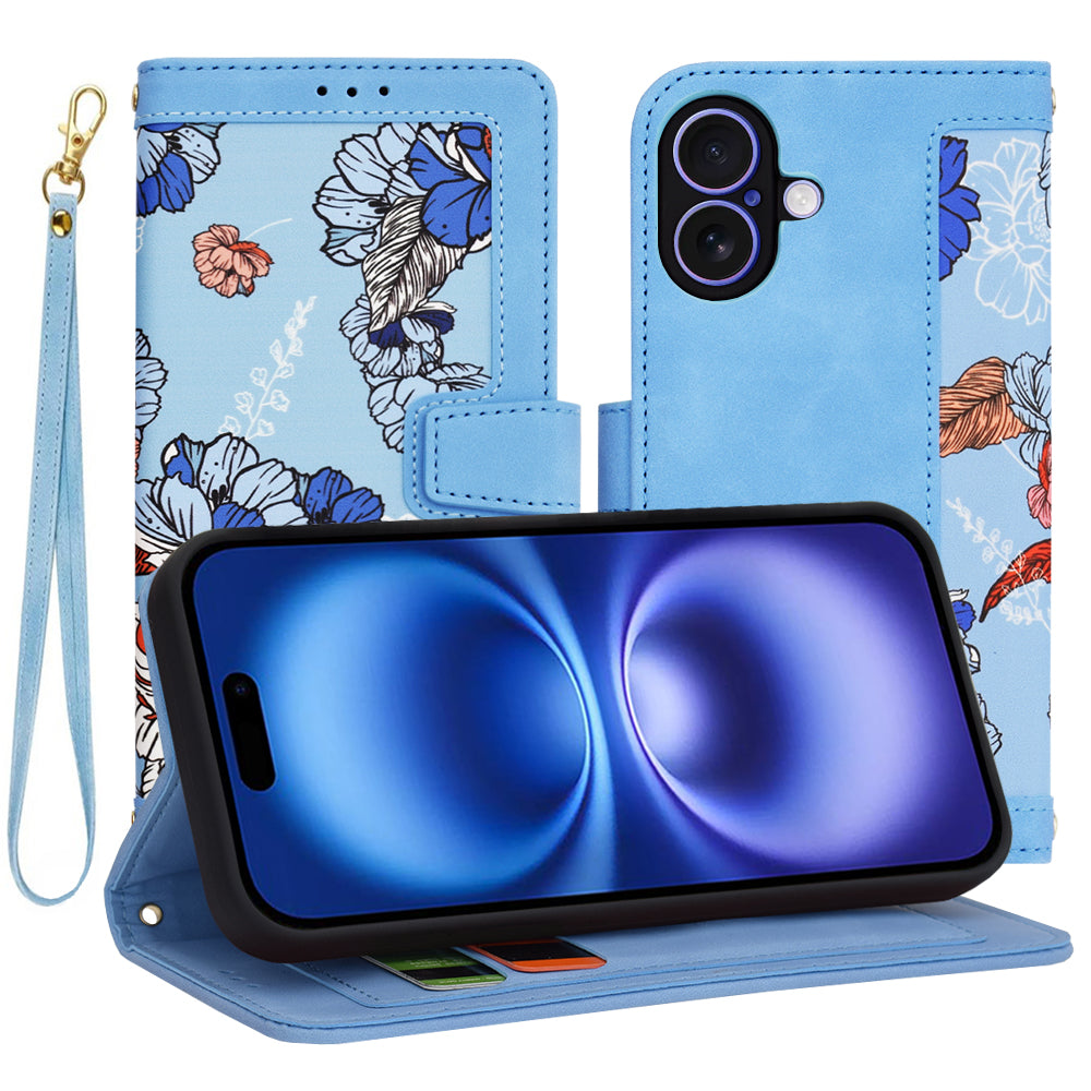 Futrola za Apple iPhone 16, Techsuit, FlipCraft, Plava