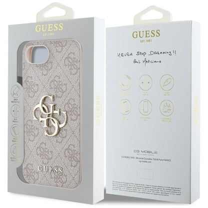 Futrola za Apple iPhone 16e, Guess, 4G Big Logo, Roze