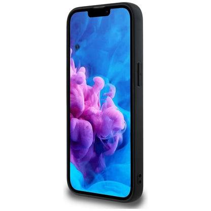 Futrola za Apple iPhone 16e, Guess, 4G Grained Big and Classic Logo, Crna