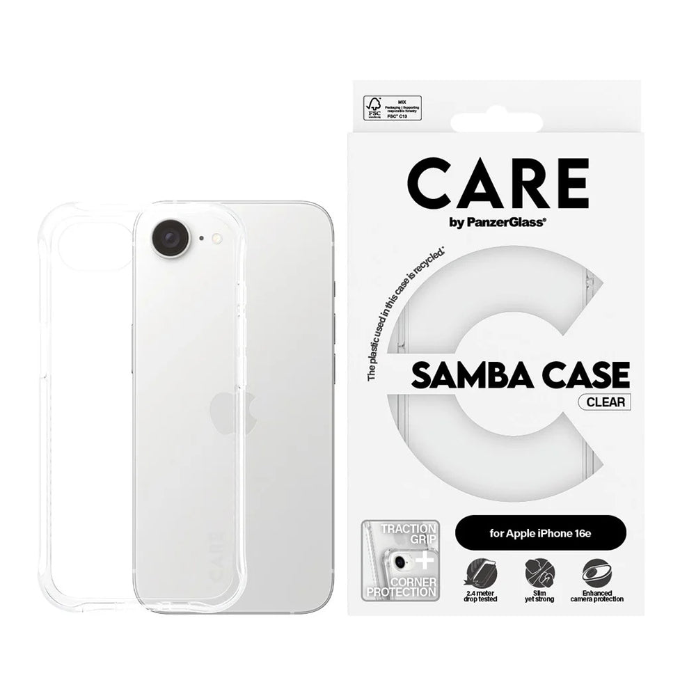 Futrola za Apple iPhone 16e, PanzerGlass, Care Fashionable, Transparentna