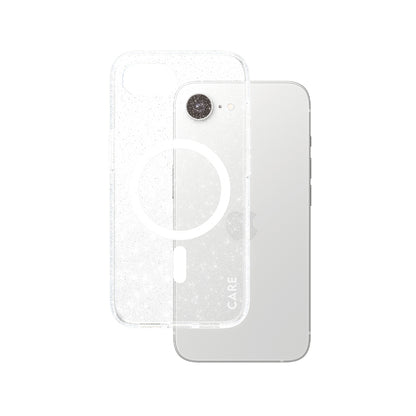 Futrola za Apple iPhone 16e, PanzerGlass, Care Urban Combat Star Lit, Bela Transparentna