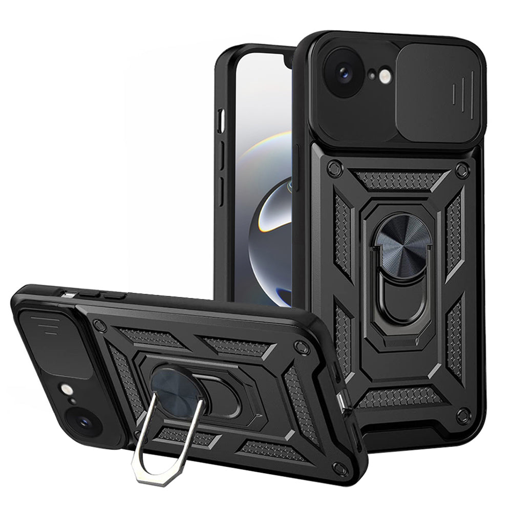 Futrola za Apple iPhone 17e / 16e, Techsuit, CamShield, Crna